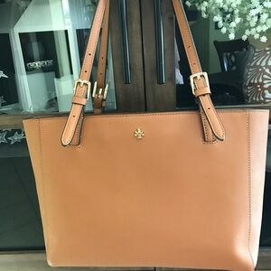 Tory Burch Tan Leather Tote Bag